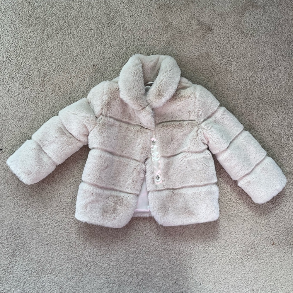 Joe Fresh x Jillian Harris kids furry coat